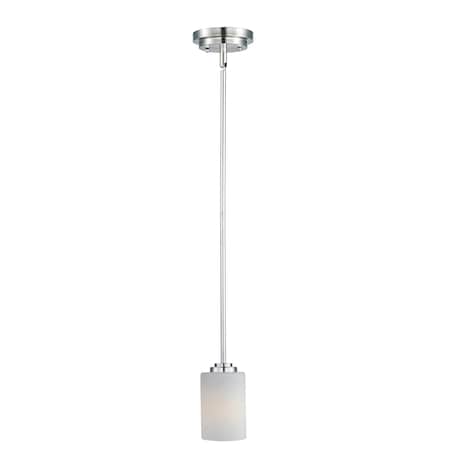 Maxim Lighting Deven 1-Light 4" Wide Satin Nickel Pendant Light 90030SWSN